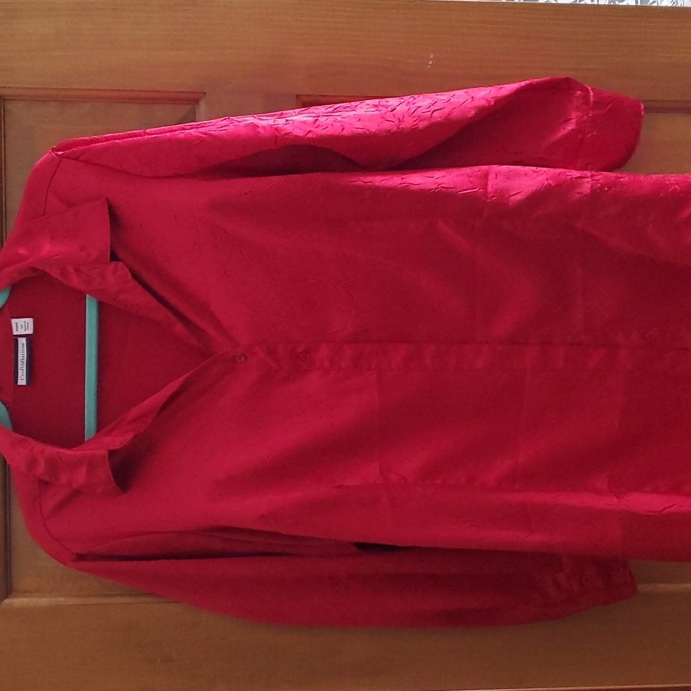 Red blouse